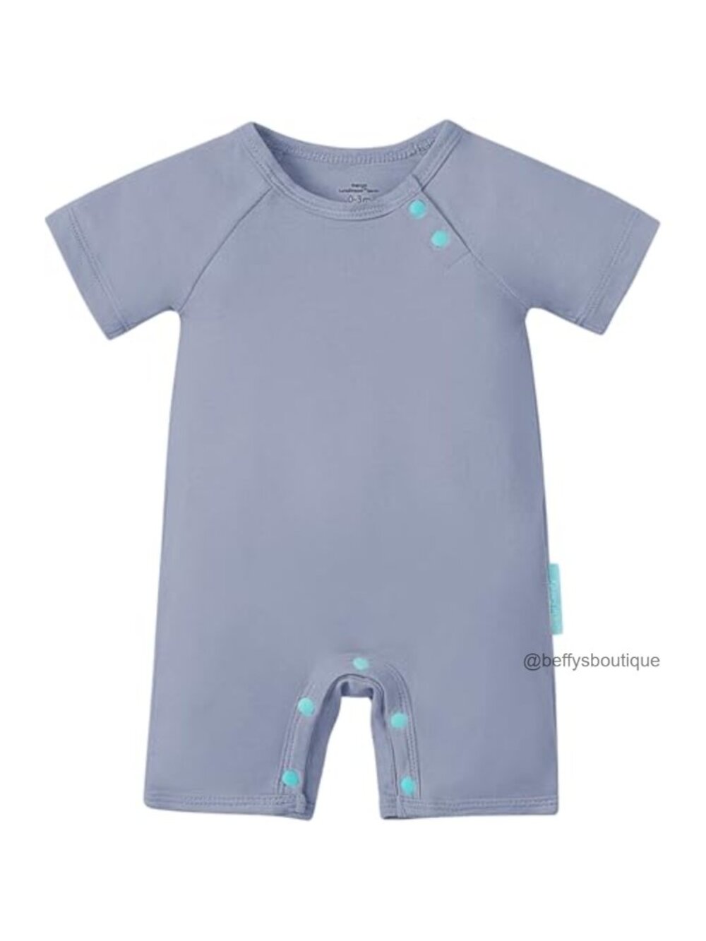 SuperSoft Bamboo Viscose Baby Romper Short Sleeve Snap Closure